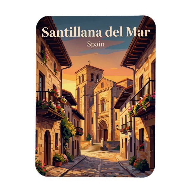 Ímã Santillana del Mar Espanha (Vertical)