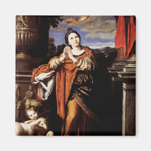 Imã Santo Agnes de Domenico Zampieri