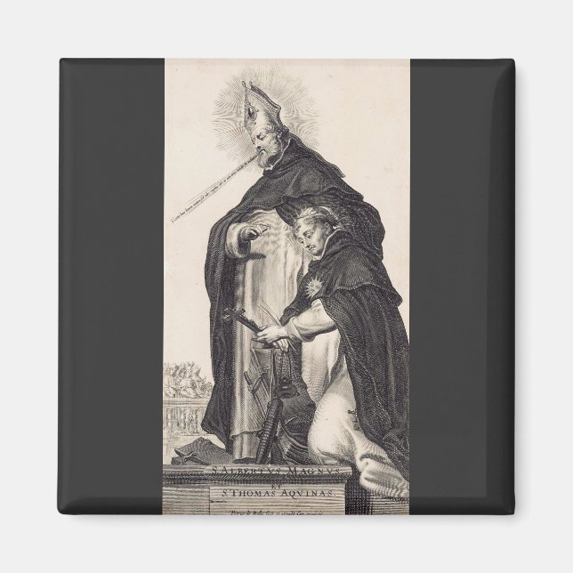 Imã Santo Albert o Excelente e santo Thomas Aquinas (Frente)