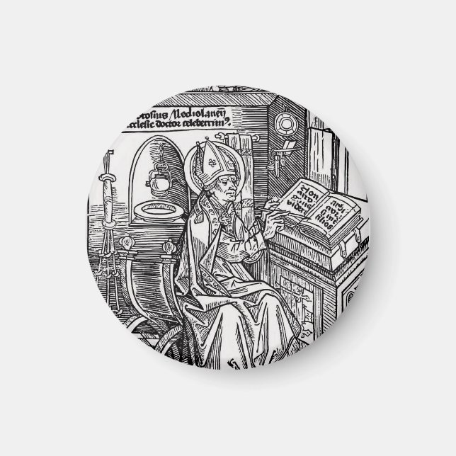 Imã Santo Ambrose de Milão (Frente)