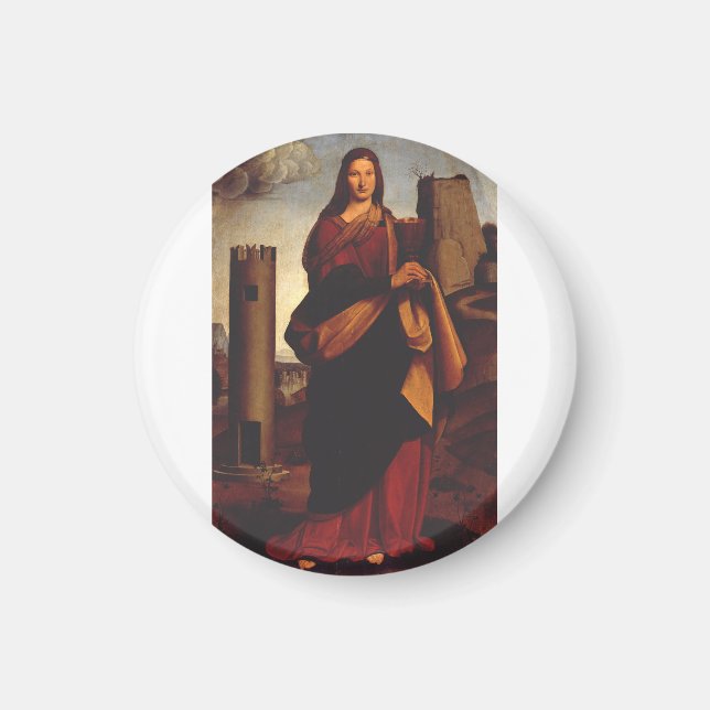 Imã Santo Barbara por Giovanni Antonio Boltraffio (Frente)