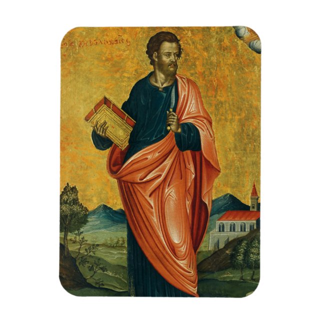 Ímã Santo Bartolomeu o Apóstolo Belas Artes (Vertical)