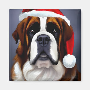 Imã Santo Bernard Christmas