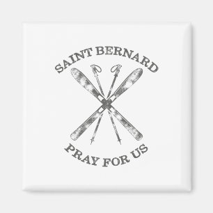 Imã Santo Bernard De Montjoux Ski Gifts Winter Sk