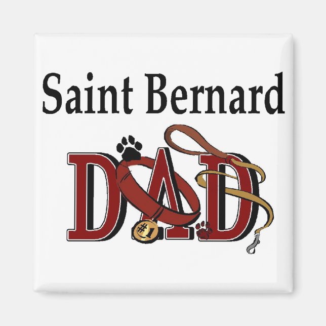 Imã Santo Bernard Pai Gifts (Frente)