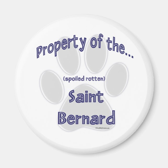 Imã Santo Bernard Property - Magnet (Frente)