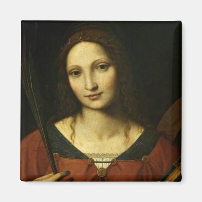 Imã Santo Catherine de Alexandria (Bernardino Luini) (Frente)