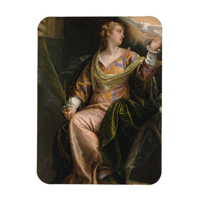 Ímã Santo Catherine de Alexandria na prisão (Vertical)