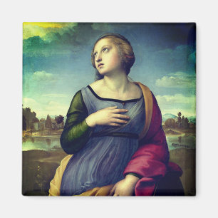 Imã Santo Catherine de Alexandria, por Raphael