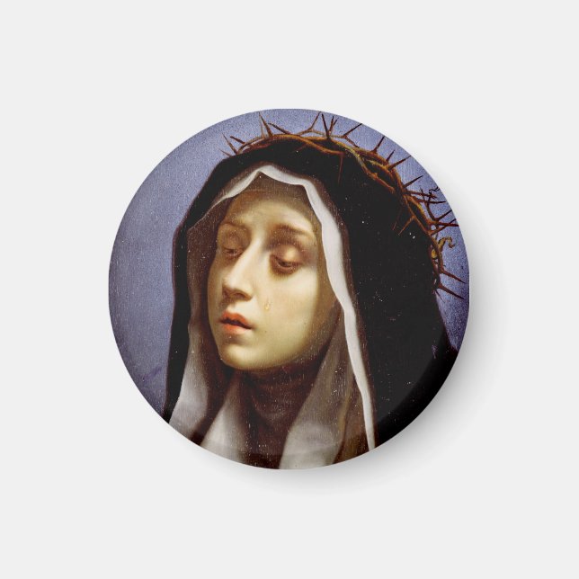 Imã Santo Catherine de Siena (Frente)