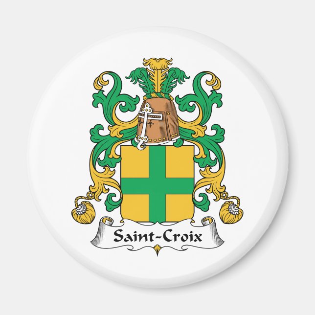 Imã Santo-Croix Family Crest (Frente)