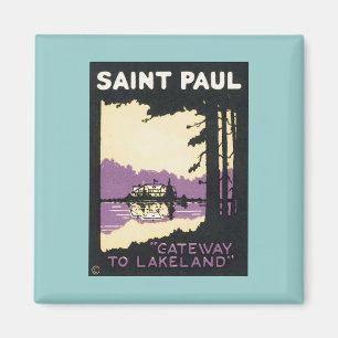 Imã Santo de Vintage Paul Lakeland MN