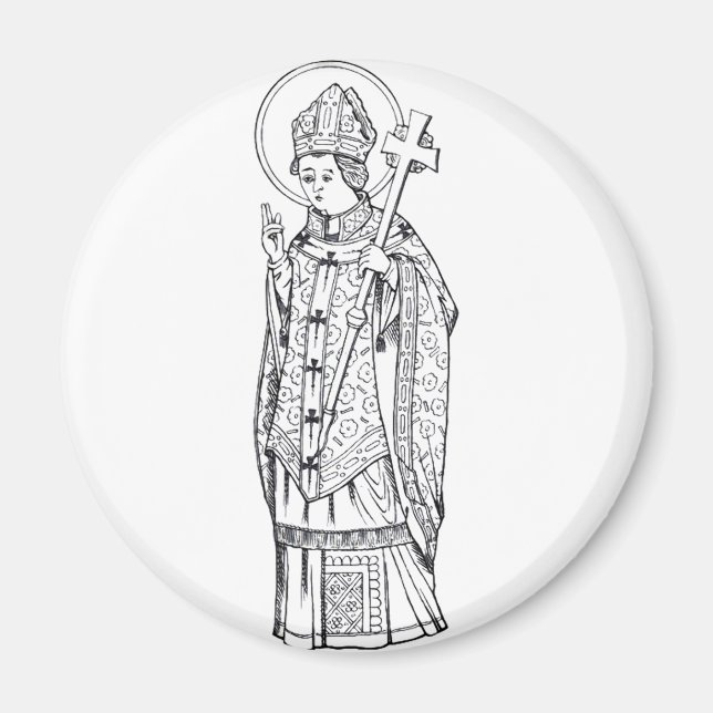 Imã Santo Deiniol Abade e Bispo (Frente)