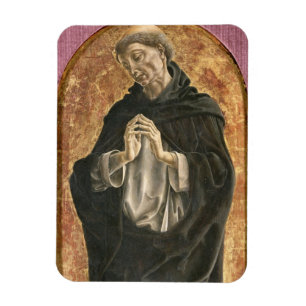 Ímã Santo Dominic (tempera no painel)