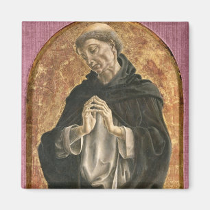 Imã Santo Dominic (tempera no painel)