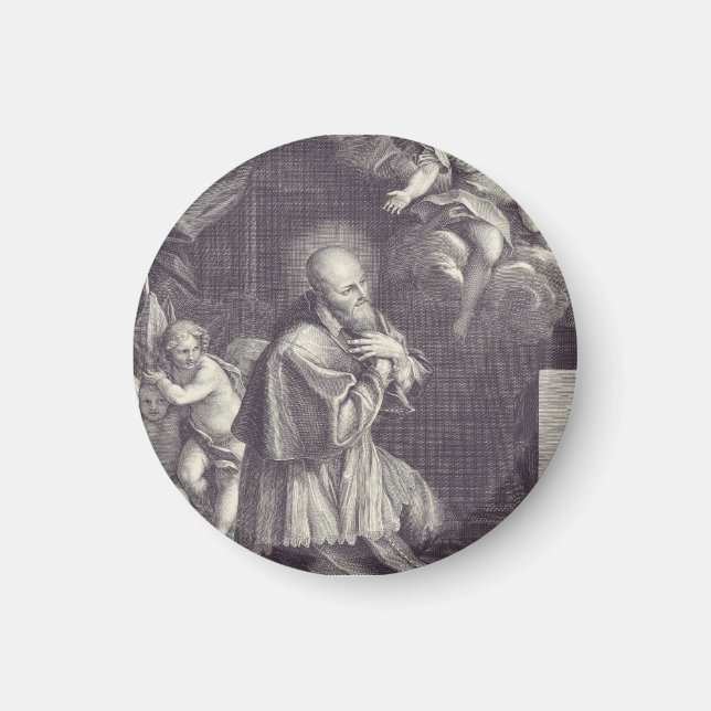 Imã Santo Francis de Sales Doctor of the Church (Frente)