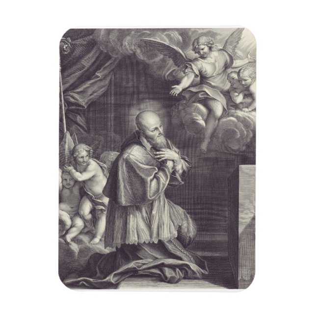 Ímã Santo Francis de Sales Doctor of the Church (Vertical)