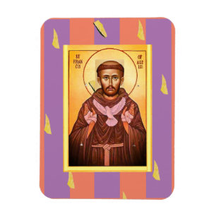 Ímã Santo Francisco de Assisi - Imagem Flexível