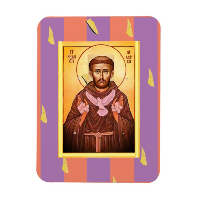 Ímã Santo Francisco de Assisi - Imagem Flexível (Vertical)