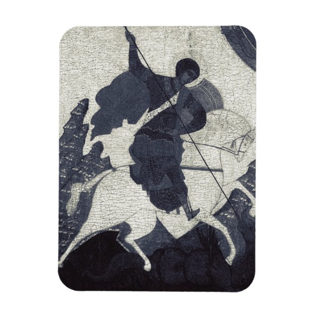 Ímã Santo George Matando o Dragão (Vertical)