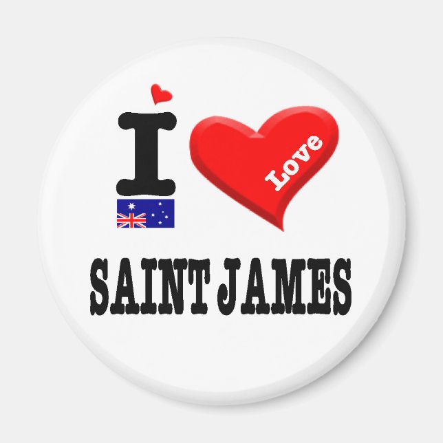 Imã SANTO JAMES - Eu Amo (Frente)