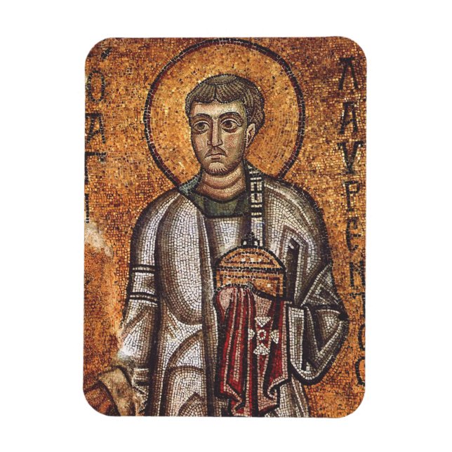 Ímã Santo Lawrence, o mártir (Vertical)