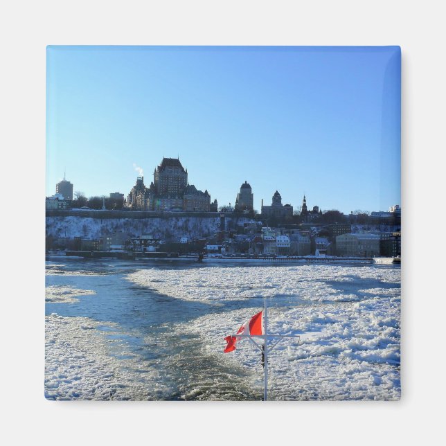 Imã Santo Lawrence River & Old Quebec City, Quebec (Frente)