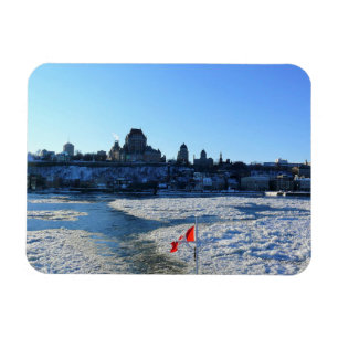Ímã Santo Lawrence River & Old Quebec City, Quebec