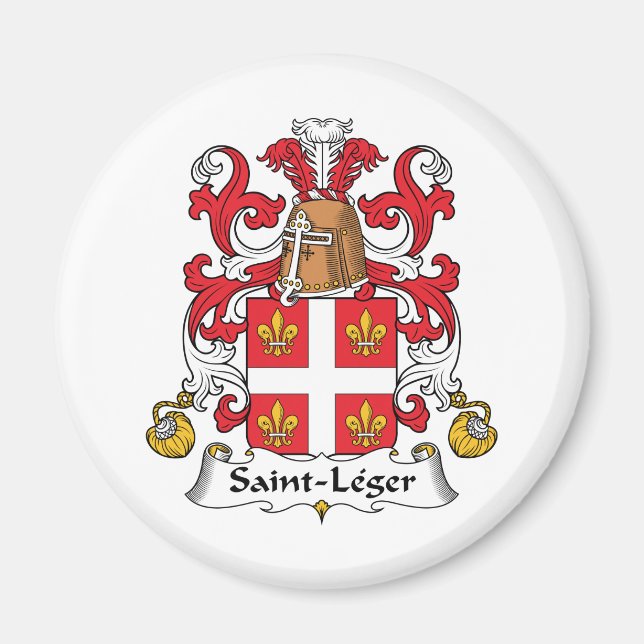 Imã Santo-Leger Family Crest (Frente)