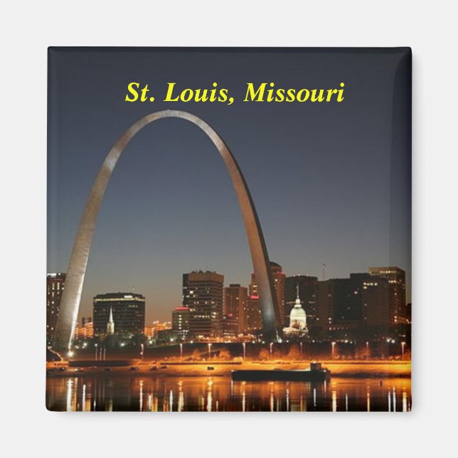 Imã Santo Louis Missouri magnet (Frente)