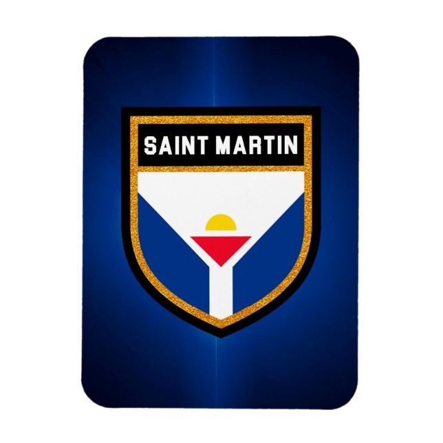 Ímã Santo Martin Flag (Vertical)