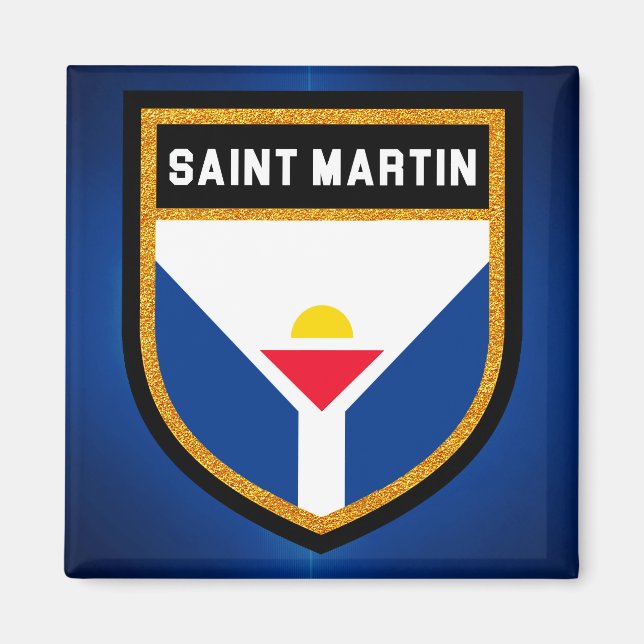 Imã Santo Martin Flag (Frente)