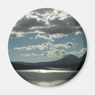 Imã Santo Mary Lake I no Glacier National Park