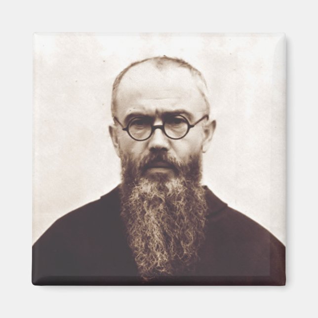 Imã Santo Maximilian Kolbe padre católico polonês (Frente)