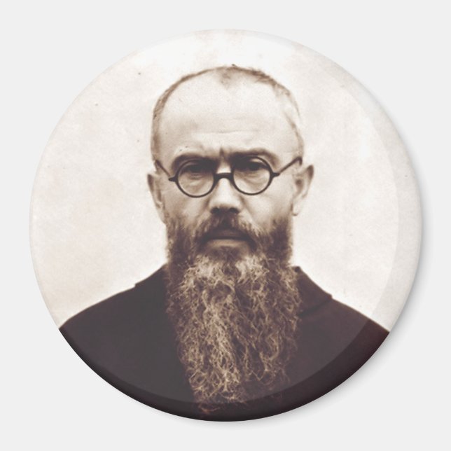 Imã Santo Maximilian Kolbe padre católico polonês (Frente)