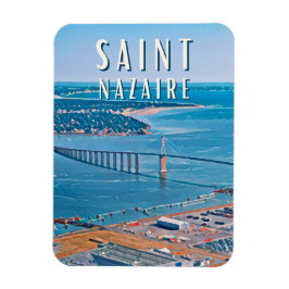 Ímã Santo Nazaire Photo Vintage