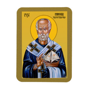 Ímã Santo Nicholas, ícone ortodoxo eslavo