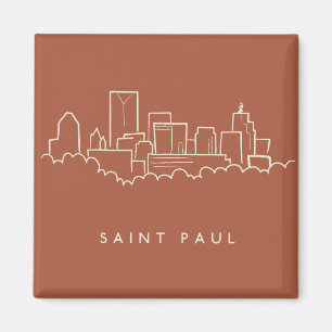 Imã Santo Paul, Minnesota Skyline