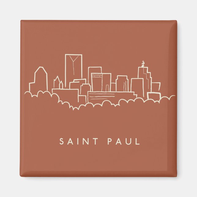 Imã Santo Paul, Minnesota Skyline (Frente)