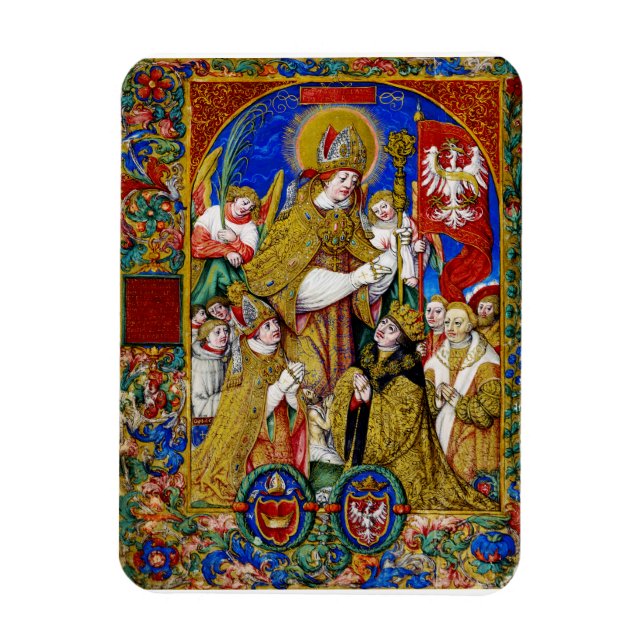 Ímã Santo Stanislaus Bishop e Martyr (Vertical)