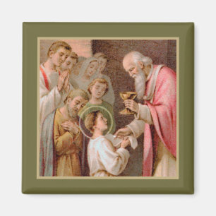 Imã Santo Tarcísio Recebendo a Eucaristia (BL 02)