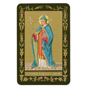 Ímã Santo Tomás Becket com Espada na Mitra (P 005)