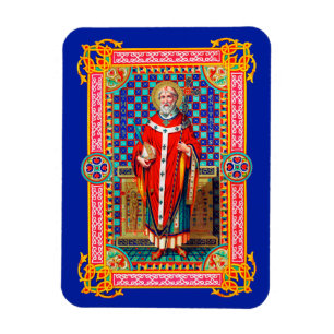 Ímã Santo Tomás Becket em Chasuble Vermelho (K 34)