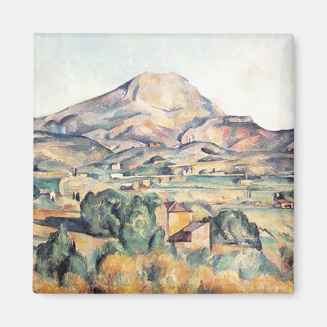 Imã Santo-Victoire Barnes Mountain Paul Cezanne (Frente)