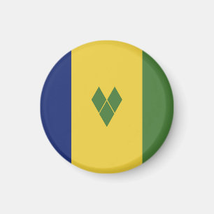 Imã Santo Vincent e bandeira das Granadinas