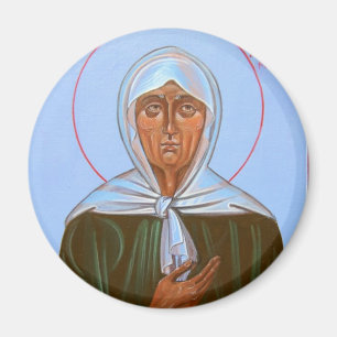 Imã Santo Xenia do ímã ortodoxo do ícone de St