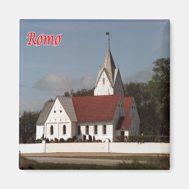 Imã santo zDK015 ROMO CLEMEN KIRKE Ilhas Frísio, (Frente)