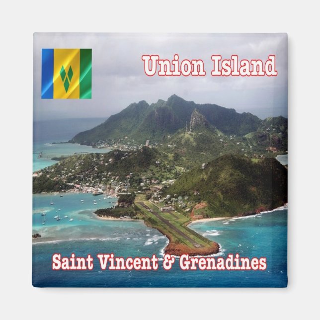 Imã santo zVC012 VINCENT GENADINE, Union Island, Fridg (Frente)
