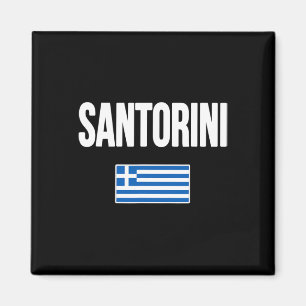 Imã Santorini Grécia Bandeira Grega Lembrança Férias 