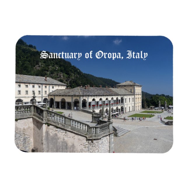 Ímã Santuário de Oropa, Piemonte, Itália (Horizontal)